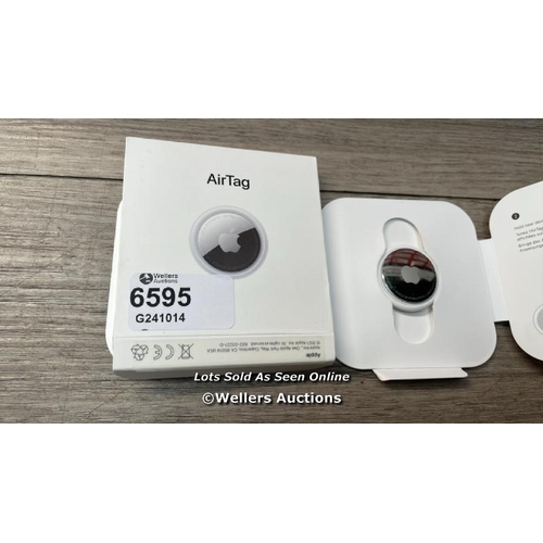 6595 - APPLE AIRTAG / APPEARS TO BE IN GOOD CONDITION / SEE ALL IMAGES TO ASSIST / H18