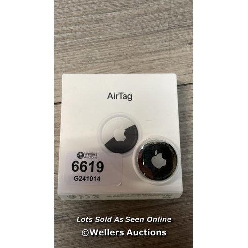 6619 - APPLE AIRTAG / APPEARS TO BE IN GOOD CONDITION / SEE ALL IMAGES TO ASSIST / H18