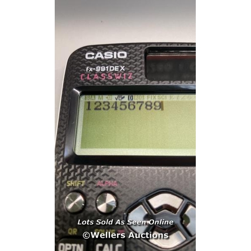 6634 - CASIO FX-991DE X (GERMAN) / APPEARS TO BE IN GOOD CONDITION / SEE ALL IMAGES TO ASSIST / H18