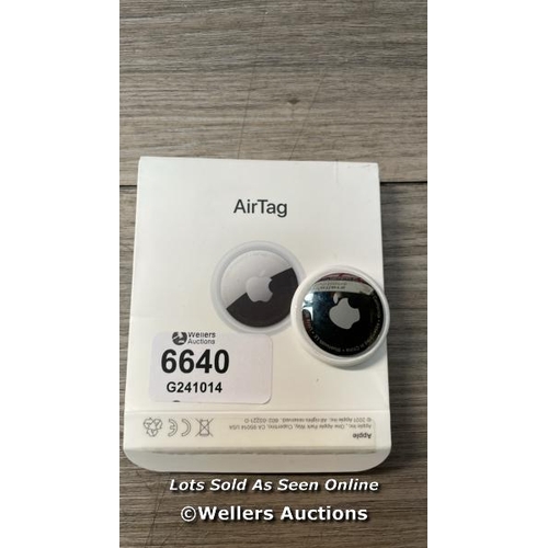 6640 - APPLE AIRTAG / APPEARS TO BE IN GOOD CONDITION / SEE ALL IMAGES TO ASSIST / H19