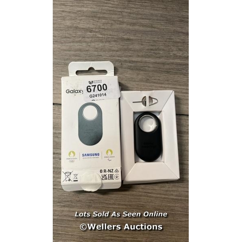 6700 - SAMSUNG GALAXY SMARTTAG2 BLUETOOTH TRACKER (1 PACK), COMPASS VIEW AR, FIND LOST MODE, BLACK / APPEAR... 