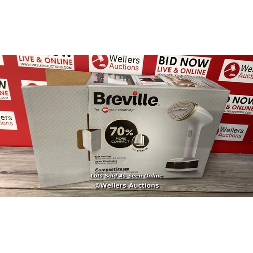 6710 - BREVILLE COMPACTSTEAM FOLDABLE GARMENT STEAMER | HANDHELD TRAVEL CLOTHES STEAMER | 1400W | FAST HEAT... 