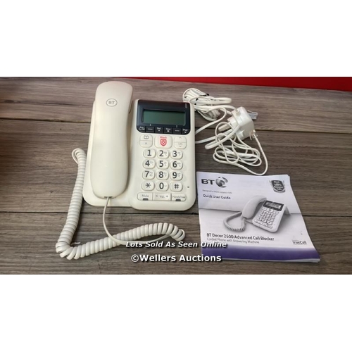 8127 - BT DECOR 2600 CORDED LANDLINE HOUSE PHONE / G