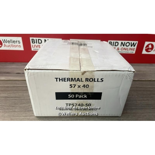 8141 - STRAAME PREMIUM THERMAL PAPER TILL ROLLS SMOOTH PAPER