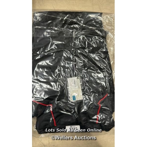 6223 - KIDS NEW AKAO RAIN JACKET - BLACK AND RED / S / B21