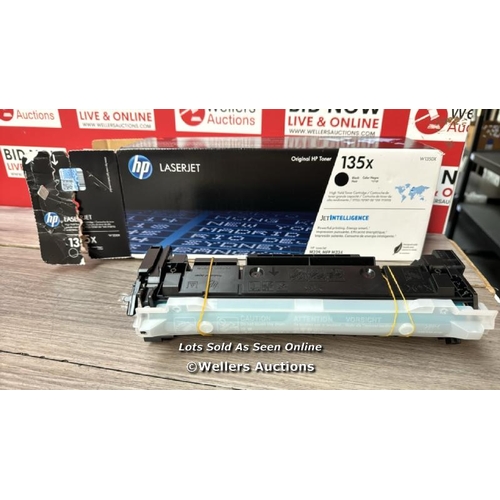 8017 - HP W1350X 135X HIGH YIELD ORIGINAL LASERJET TONER CARTRIDGE, BLACK, SINGLE PACK / MINIMAL SIGNS OF U... 
