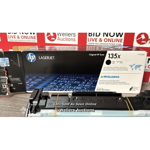 8017 - HP W1350X 135X HIGH YIELD ORIGINAL LASERJET TONER CARTRIDGE, BLACK, SINGLE PACK / MINIMAL SIGNS OF U... 