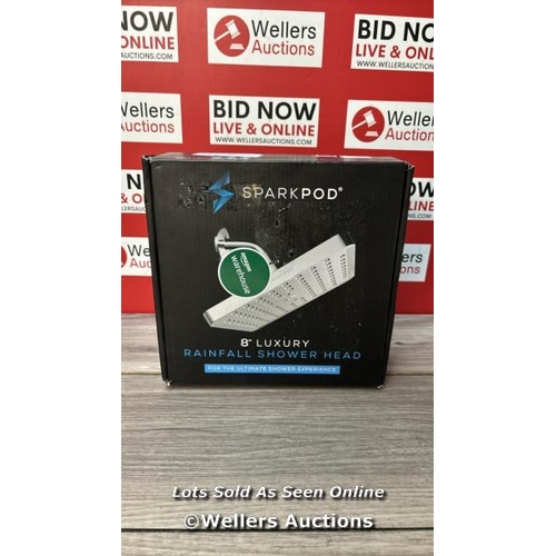 SPARKPOD FIXED SHOWER HEAD HIGH PRESSURE RAIN LUXURY MODERN LOOK