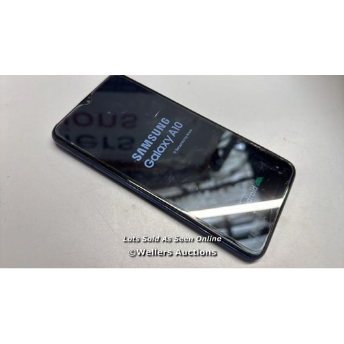 3241 - SAMSUNG GALAXY A10 DUOS / SM-A105FN / 32GB / GOOGLE LOCKED / IMEI: 353337117081553  / G56