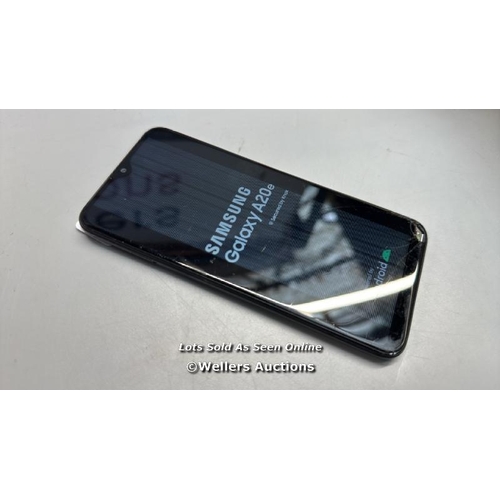 3245 - SAMSUNG GALAXY A20E DUAL / SM-A202F / 32GB / GOOGLE UNLOCKED / IMEI: 355245258752528 / SCREEN DAMAGE... 