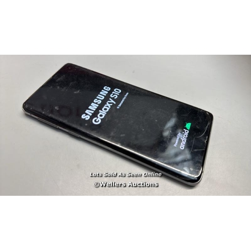 3249 - SAMSUNG GALAXY S10 DUAL  / SM-G973F / GOOGLE LOCKED / IMEI: 354622102156166 / G56