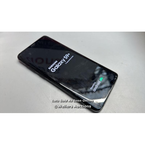 3253 - SAMSUNG GALAXY S9+ DUAL / SM-G965F / 128GB / GOOGLE LOCKED / IMEI: 356575092207613 / BACK DAMAGED  /... 