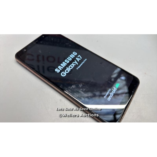 3256 - SAMSUNG GALAXY A7 (2018) DUOS / SM-A750FN / 64GB / GOOGLE LOCKED / IMEI: 359979092604711 / G56