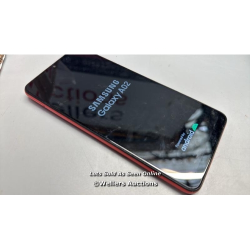 3264 - SAMSUNG GALAXY  / SM-A022G / 32GB / GOOGLE UNLOCKED / IMEI: 353683981981985738