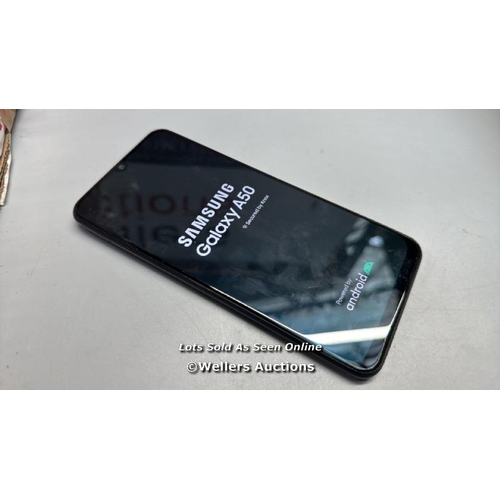 3267 - SAMSUNG GALAXY A50 DUAL / SM-A505FN / GOOGLE LOCKED  / IMEI: 358690106002526