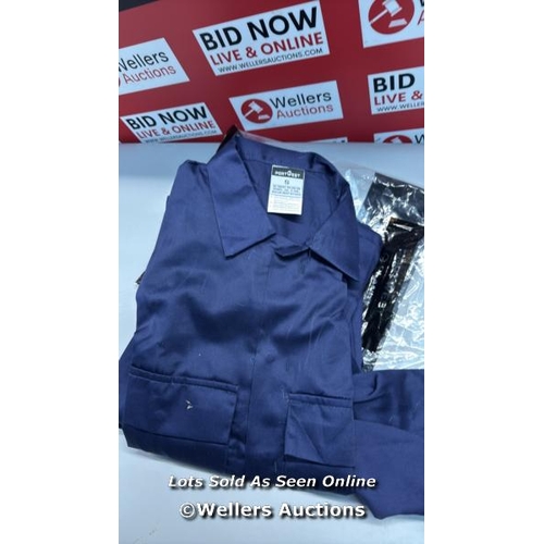 4047 - PORTWEST S999 MEN'S WORK OVERALLS - PROTECTIVE POLYCOTTON COVERALLS DURABLE WORKWEAR BOILER SUIT FOR... 