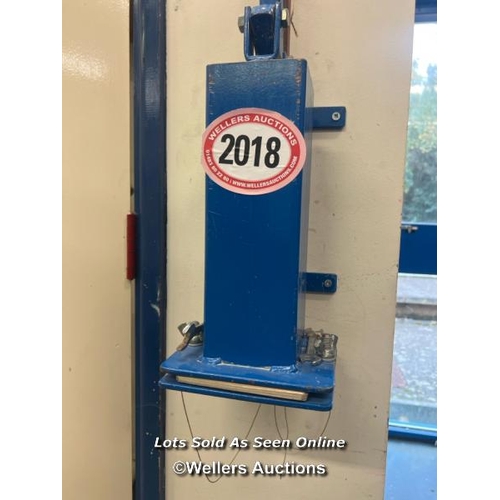 2018 - Wall mounted tile press, 115cm h, buyer to supply equipment for removal / Scotch Horn Leisure Centre... 