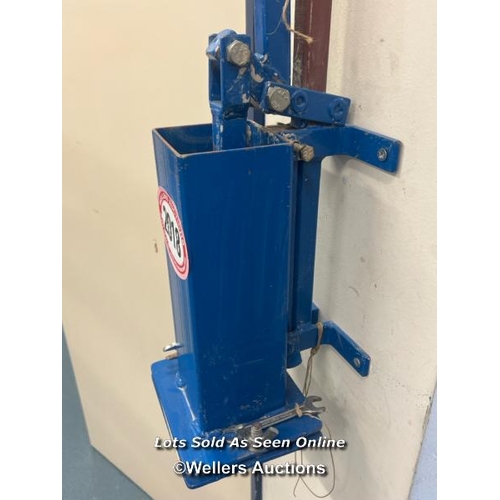 2018 - Wall mounted tile press, 115cm h, buyer to supply equipment for removal / Scotch Horn Leisure Centre... 