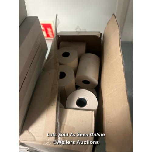 2055 - Quantity of Prestige thermal till rolls / Castlewood, Tickenham Road, Clevedon, BS21 6FW