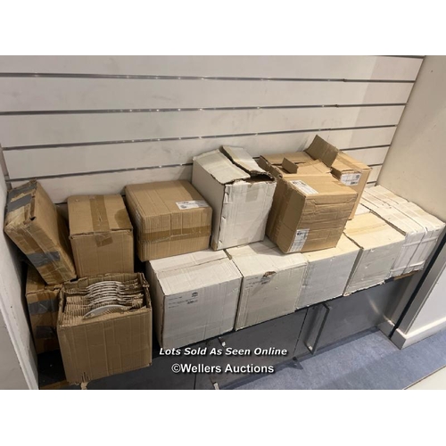 2073 - x19 boxes of new Olympia Whitewear plates, mostly 23cm dia / Castlewood, Tickenham Road, Clevedon, B... 