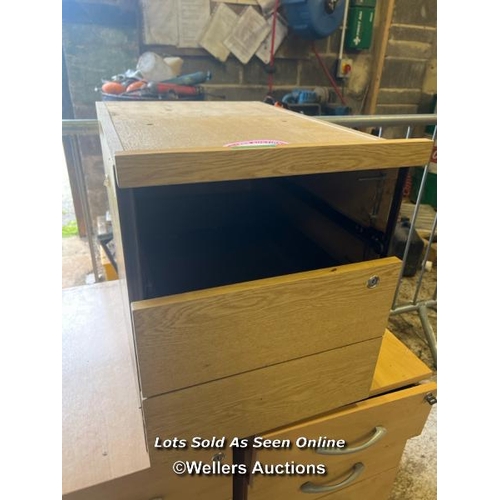 2075 - x3 sets of lockable drawers, x1 key only, 67cm h x 42cm w x 60cm d / Towerhead Farm, Towerhead, Banw... 