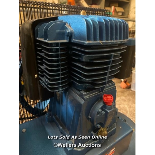 2082 - NEW Clarke SD26K150 Stationary Air Compressor, powered by Kohler KD15-350E530 diesel engine, manuals... 