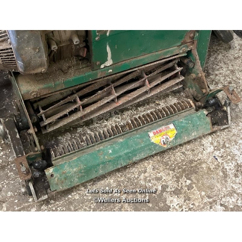 2084 - Ransomes Super-Certes push mower with grass catcher, powered by Kubota GS130 petrol engine, wheel ne... 