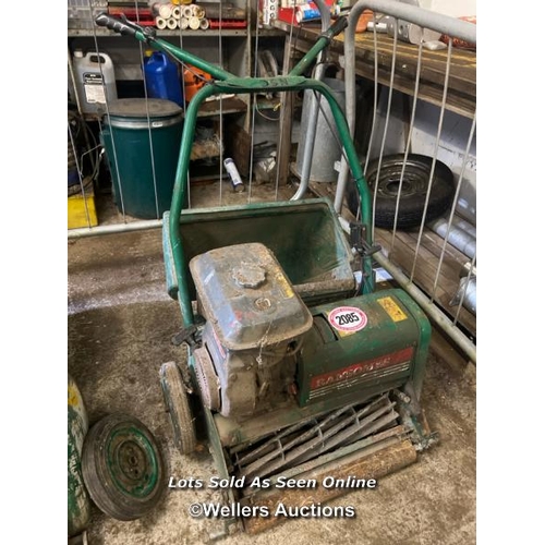 2085 - Ransomes Super-Certes push mower with grass catcher, powered by Kubota GS130 petrol engine / Towerhe... 