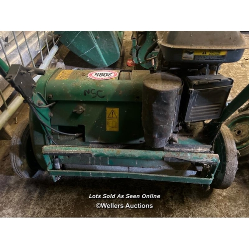 2085 - Ransomes Super-Certes push mower with grass catcher, powered by Kubota GS130 petrol engine / Towerhe... 