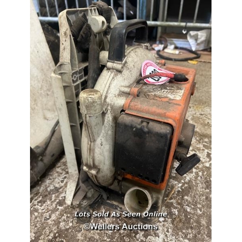 2088 - Stihl BR400 petrol backpack leaf blower / Towerhead Farm, Towerhead, Banwell, BS29 6PQ