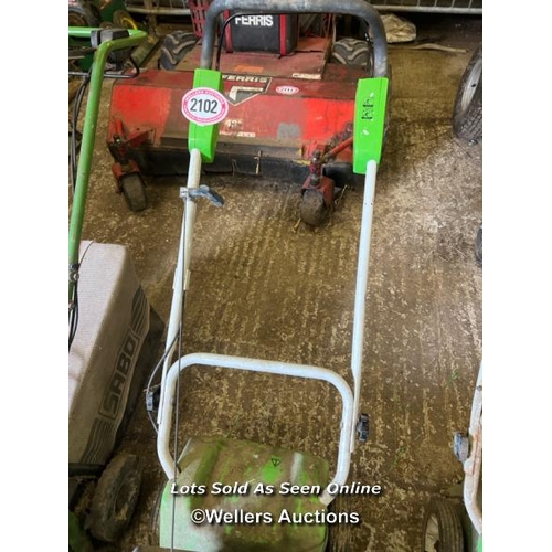 2102 - Viking MB3RC petrol lawnmower, missing blade / Towerhead Farm, Towerhead, Banwell, BS29 6PQ