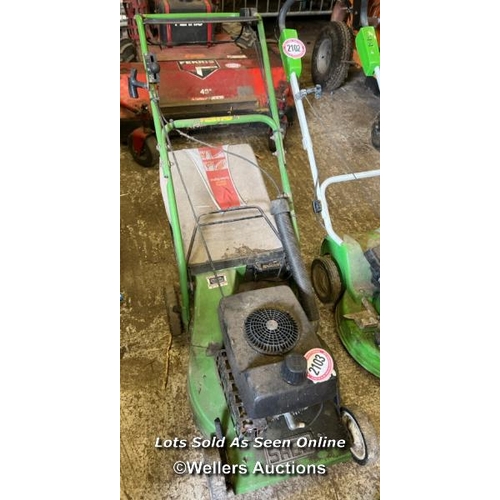 2103 - Viking MB3RC petrol lawnmower, missing blade / Towerhead Farm, Towerhead, Banwell, BS29 6PQ