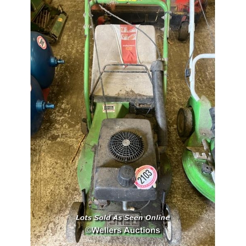 2103 - Viking MB3RC petrol lawnmower, missing blade / Towerhead Farm, Towerhead, Banwell, BS29 6PQ