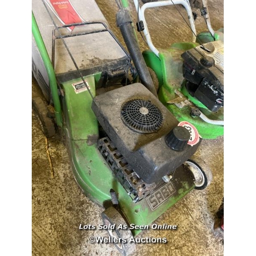 2103 - Viking MB3RC petrol lawnmower, missing blade / Towerhead Farm, Towerhead, Banwell, BS29 6PQ