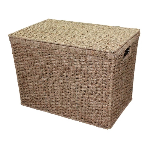 7719 - RRP: 54.99 - BRAMBLY COTTAGE SEAGRASS STORAGE BOX SIZE: 33 X 46 X  31  / APPEARS TO BE NEW, OPEN BOX... 