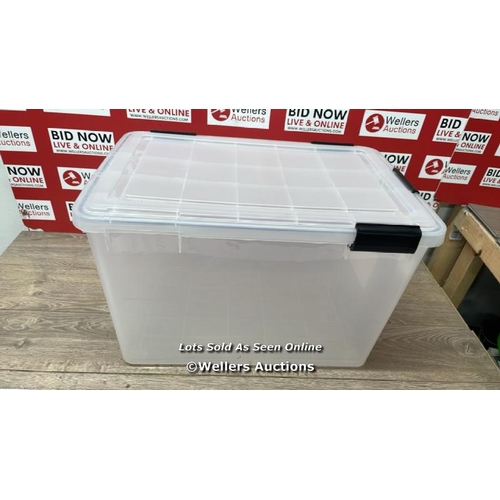 6001 - IRIS 70L STORAGE BOX / MINIMAL SIGNS OF USE / B15