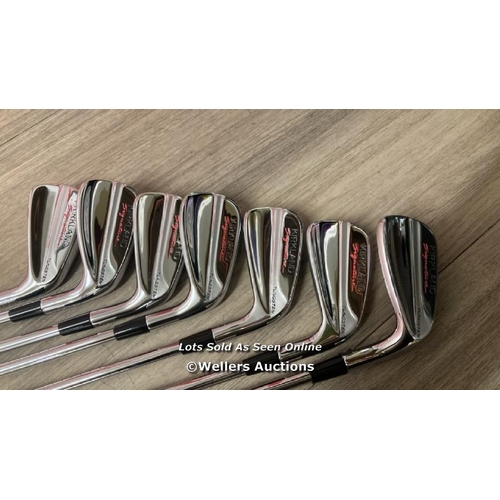 6018 - KIRKLAND SIGNATURE 7-PIECE GOLF IRON SET, STIFF FLEX / MINIMAL SIGNS OF USE / W3