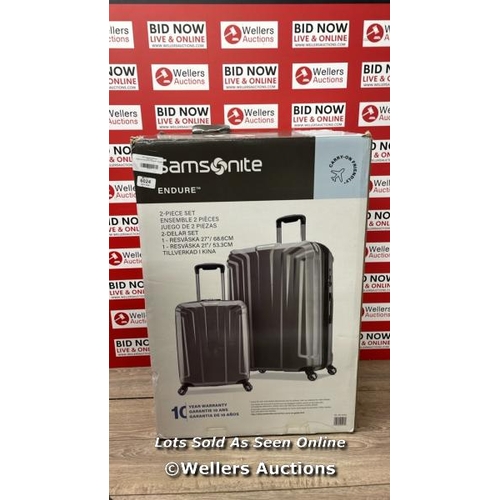 6024 - SAMSONITE ENDURE 2PC. HARDSIDE LUGGAGE SET / SIGNS OF USE / C29