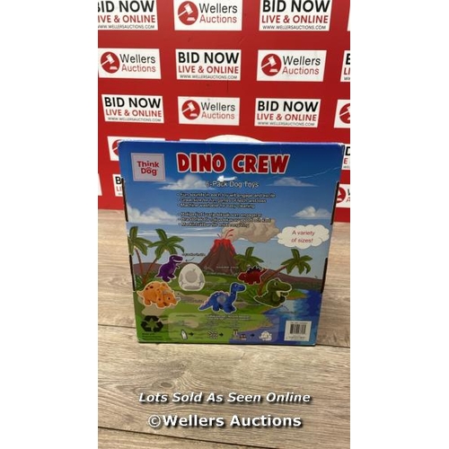 6049 - DINO CREW DOG TOY / MINIMAL SIGNS OF USE / MISSING DINOSAURS / D19