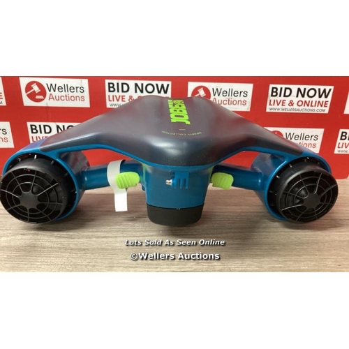 6091 - JOBE INFINITY SEASCOOTER WITH 2 BATTERIES AND SNORKEL SET / APPEARS NEW OPEN BOX / POWERS UP / SEE I... 