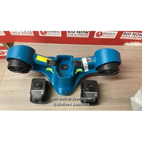 6091 - JOBE INFINITY SEASCOOTER WITH 2 BATTERIES AND SNORKEL SET / APPEARS NEW OPEN BOX / POWERS UP / SEE I... 