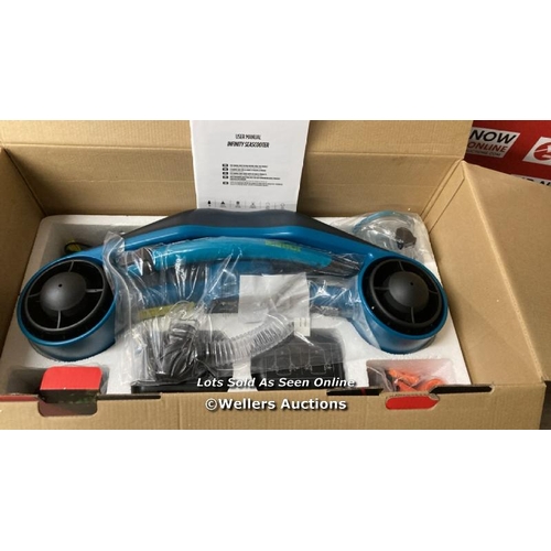 6091 - JOBE INFINITY SEASCOOTER WITH 2 BATTERIES AND SNORKEL SET / APPEARS NEW OPEN BOX / POWERS UP / SEE I... 