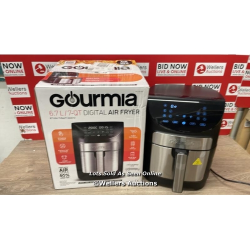 6096 - GOURMIA 6.7L DIGITIAL AIR FRYER / POWERS UP / MINIMAL SIGNS OF USE / W1