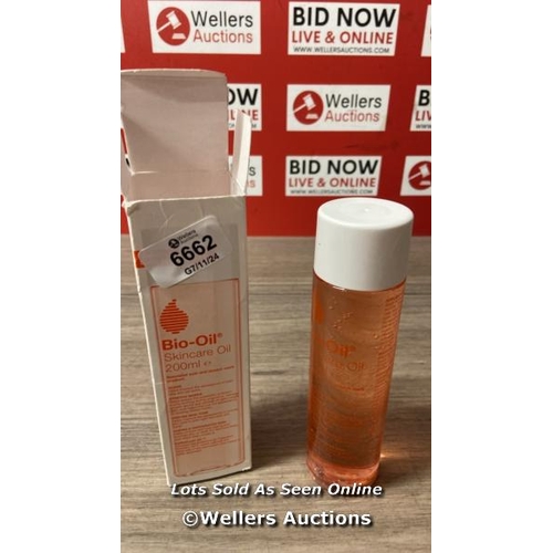 6662 - BIO OIL - 200ML / APPEARS NEW OPEN BOX  / E42