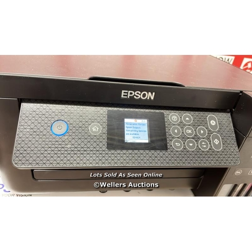 6671 - EPSON ET-2851 INK JET PRINTER / POWERS UP / MINIMAL SIGNS OF USE  / A16