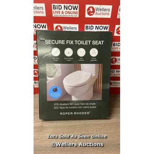 6678 - ROPER RHODES TOILET SEAT / MINIMAL SIGNS OF USE / E44