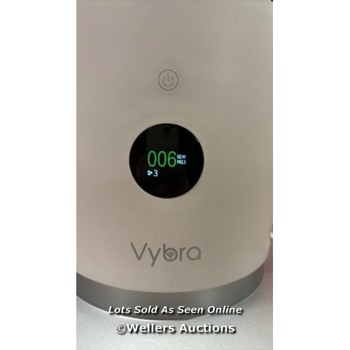 6685 - VYBRA ARCH 3 IN 1 PTC HEATER, BLADELESS COOLING FAN & UV AIR PURIFER, WHITE VSA001 / POWERS UP / MIN... 