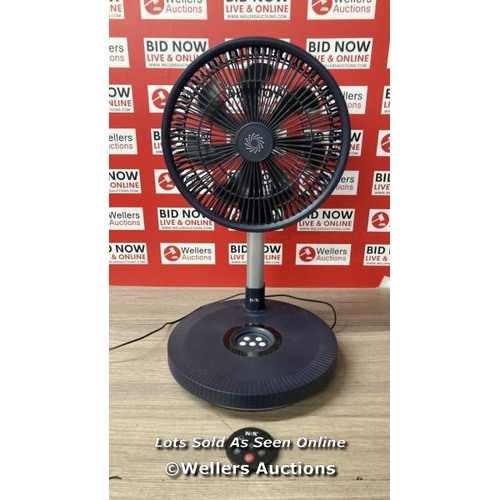 6703 - NSA ULTIMATE FOLDING FAN WITH REMOTE CONTROL, FFDC-24RC / NO POWER / SIGNS OF USE / WITH REMOTE / E3... 