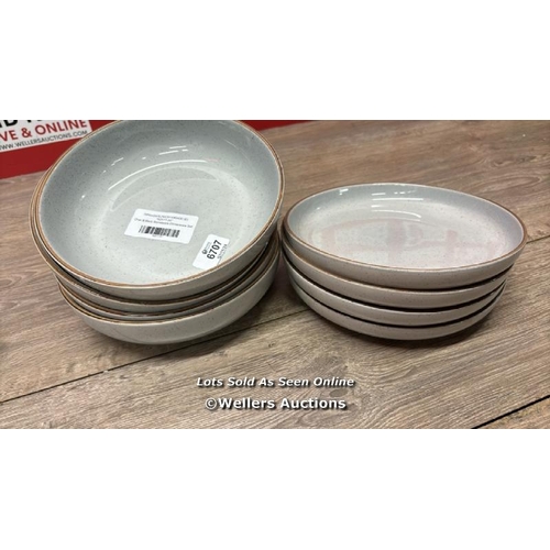 6707 - OVER & BACK STONEWARE DINNERWARE SET / MINIMAL SIGNS OF USE  / E56