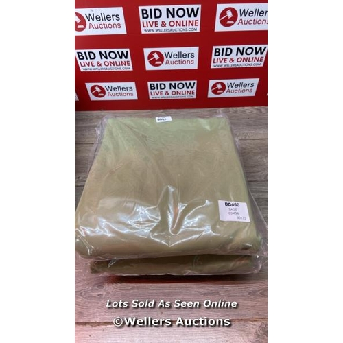 7006 - X3 NEW SAGE GREEN CURTIANS - 65 X 54 / B36